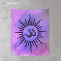 Violet Om rays by McAshe Tapestry