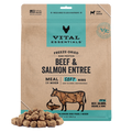 Vital Essentials Freeze-Dried Raw Protein Beef & Salmon Soft Nibs Meal or Mixer Dog Food