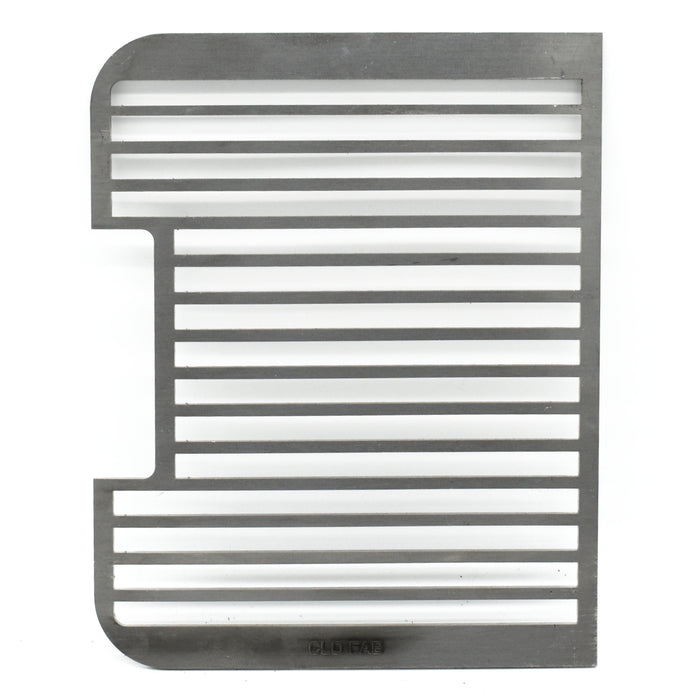 half grill designed to be fitted to a weber Go anywhere