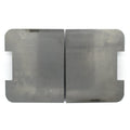 a set of smash plates designed for a weber GA, their are two halves so both pieces can fit into the base of the GA