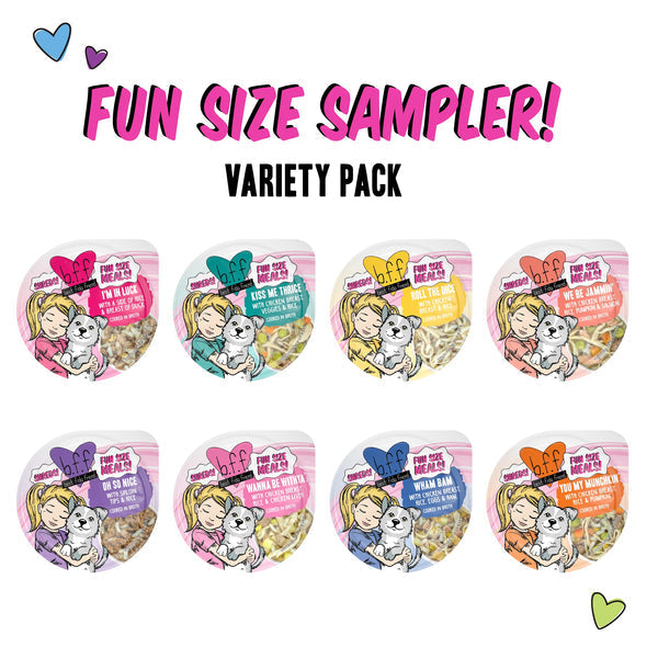 Weruva BFF Meals Fun Size Sampler! Variety Pack Dog Wet Food