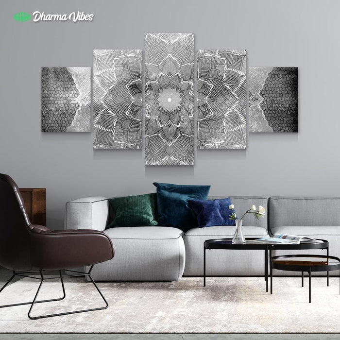 White Flower by McAshe 5-Piece Canvas