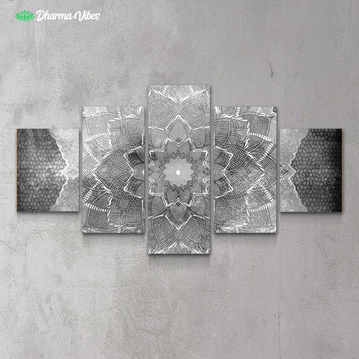 White Flower by McAshe 5-Piece Canvas