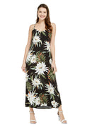 Women's Sweetheart Dress in Wispy Cereus Black