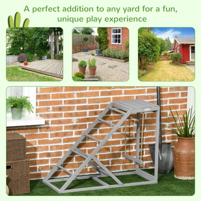 Wooden Chicken Coop Ladder With Swing Colin