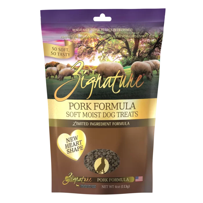 Zignature Pork Soft Moist Treats for Dogs