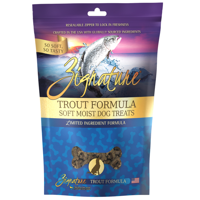 Zignature Trout Soft Moist Treats for Dogs
