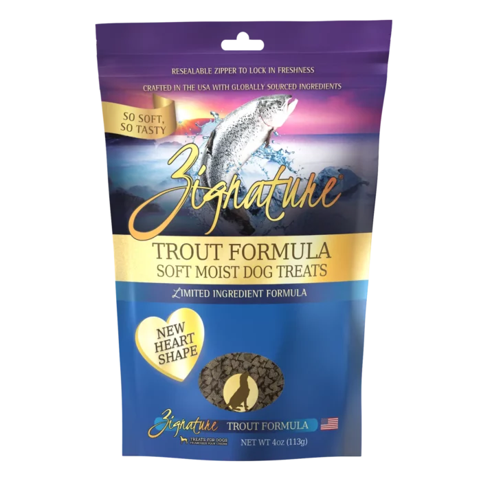 Zignature Trout Soft Moist Treats for Dogs